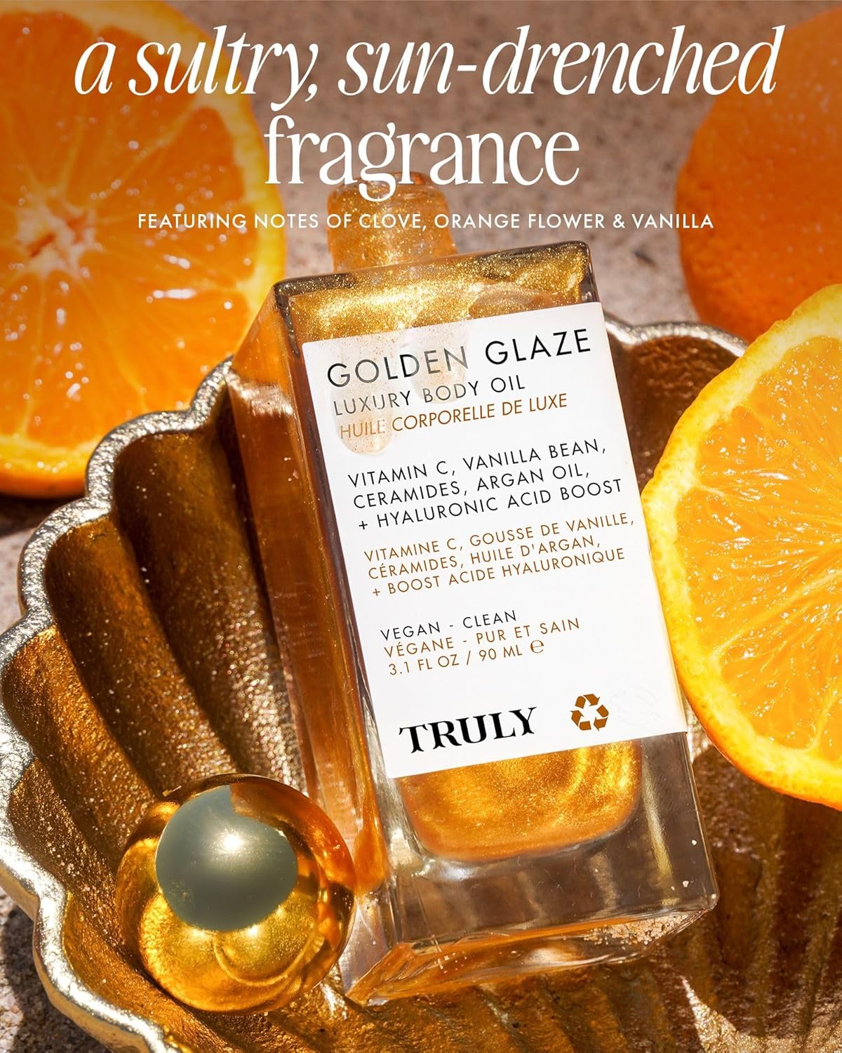 Truly Beauty Golden Glaze Luxury Body Oil-FemmiqueWomen