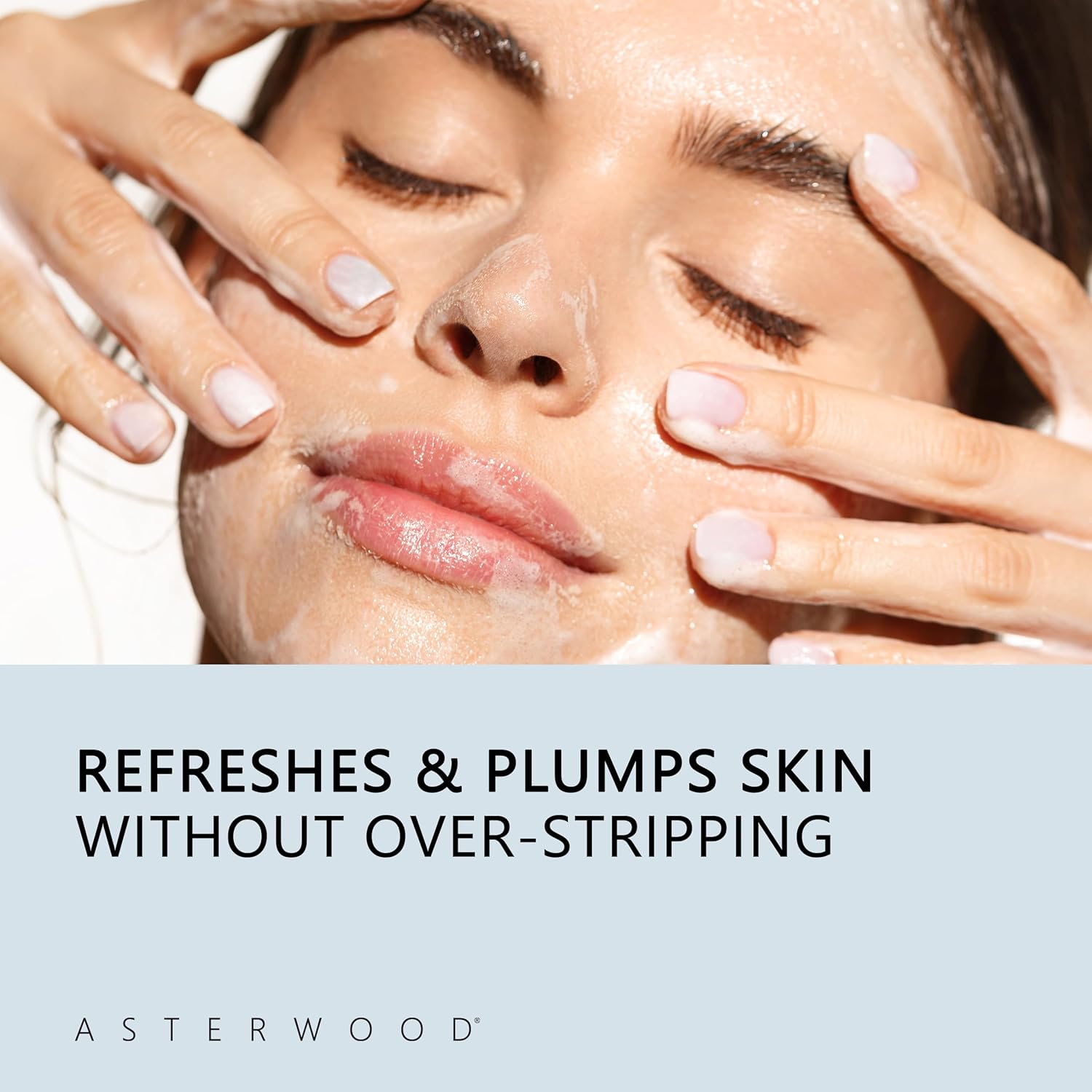 Asterwood Hyaluronic Acid Cleansing Face Soap - Collagen Boosting, Hydrating, Plumping, Soothing - Fragrance-Free - Suitable for Sensitive Skin - 3.5 Oz-FemmiqueWomen