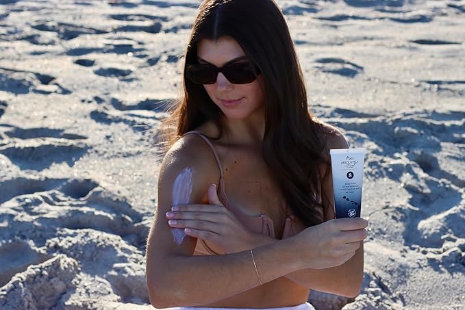 SPF 8 Mineral Sunscreen - Water Resistant Moisturzing Lotion for Body & Face - Non-Nano Zinc Oxide, Vitamin E - 3 Oz-FemmiqueWomen