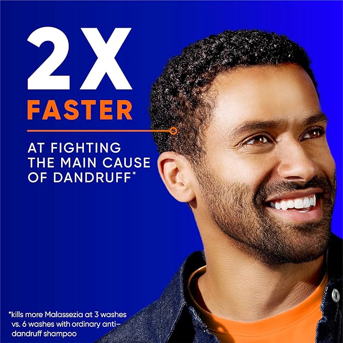 Head & Shoulders Clinical Strength Dandruff Shampoo and Conditioner Set, Dry Scalp Relief, Up to 100% Flake Protection, Selenium Sulfide Formula, 13.5 & 9.1 Fl Oz, 2 Pack-FemmiqueWomen