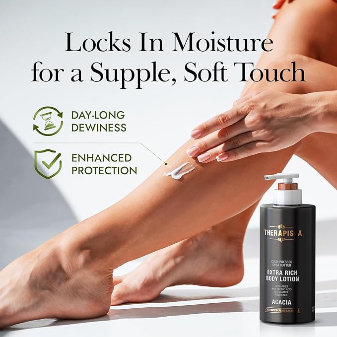 Scented Body Lotion for Women – Refreshing Moisturizer with Shea Butter, Ceramides & Panthenol to Revive & Nourish Dry Skin – Used by All Genders (Bergamot & Olive, 17.0 fl oz)-FemmiqueWomen