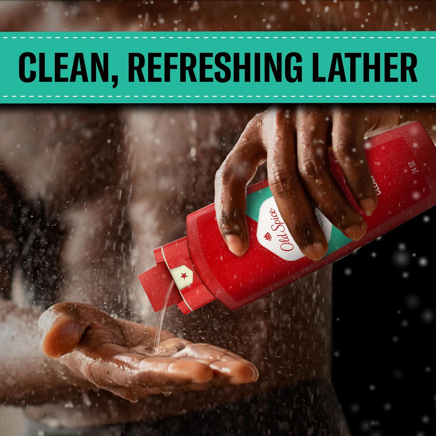 Old Spice Refreshing Body Wash for Men, High Endurance, 3X Defense, 24/7 Shower Fresh with Long Lasting Scent, Pure Sport Scent, 24 oz (Pack of 4)-FemmiqueWomen