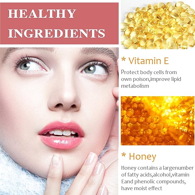 2 Pcs Lip Plumper Lip Gloss,Lip Maximizer Balm Plumper Lip Plumping Serum,Heathly Lip Moisturizer Enhancer Hydrated Lips,Reduces Improves Dry Lip Lines Lip Plumping Gloss Lip Extreme Volume-FemmiqueWomen