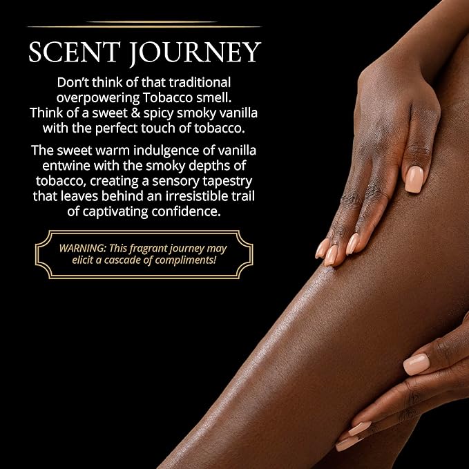 LUXURY LIFE BUTTER - Irresistibly Scented Body Butter with Hyaluronic Acid for Ultimate Moisture. Luxurious Natural Fragrance. Hydrates for a Non-Greasy Glamorous Glow, Tobacco Vanilla, 5 oz.-FemmiqueWomen