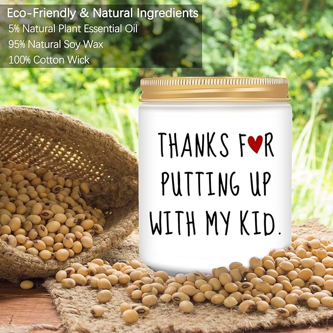 Teacher Appreciation Gifts, Teacher Gifts, Funny Anniversary Birthday Christmas Retirement Thanksgiving Best Gift for Teachers, Unique Lavender Scented Candles