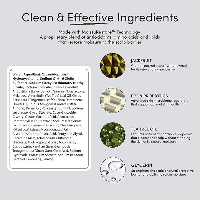 Jupiter Moisturizing Shampoo for Women and Men, Cleanses & Removes Scalp Buildup, Hydrating Shampoo that Strengthens Hair & Nourishes Dry Scalp, Color Safe, Vegan, Sulfate-Free, Paraben-Free-FemmiqueWomen