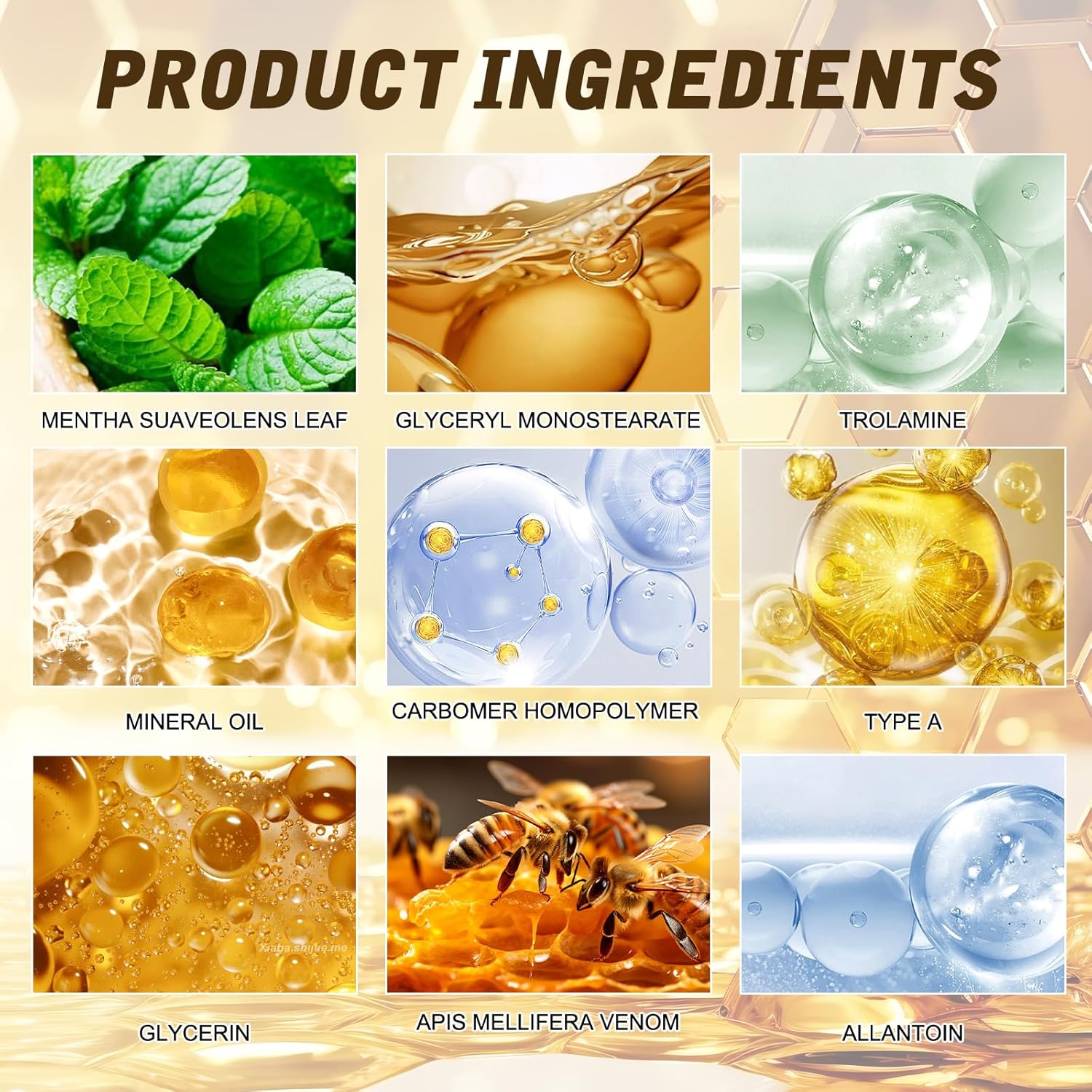 Bee Venom Comprehensive Cream,Bee Venom Skin Treatment Cream,Advanced Firming & Wrinkle-Reducing cream Natural Skin Moisturizer for All Skin Types(2PCS)-FemmiqueWomen