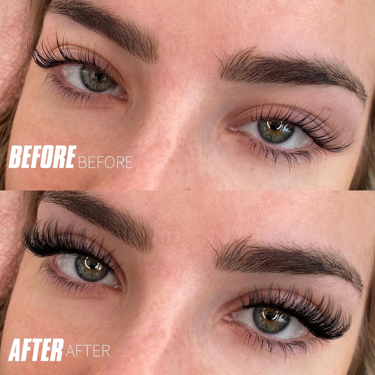 Self Adhesive Lash Clusters Natural No Glue Eyelashes Pre-glued Cluster Eyelash Extensions Wispy Reusable Self Adhesive Eyelash Clusters 120Pcs 10MM-18MM-FemmiqueWomen