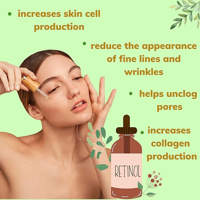 Retinol Cream for Face with Avocado Oil - Natural Moisturizer Face Cream, Smooth Skin Formula - 1.6 fl. Oz-FemmiqueWomen