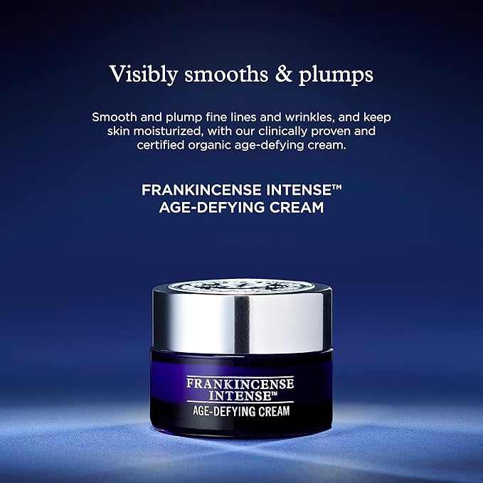 Neal's Yard Frankincense Intense Age Defying Cream with Carnauba Wax, Smoothes & Plumps Fine Lines & Wrinkles, Cruelty-Free, 50g-FemmiqueWomen