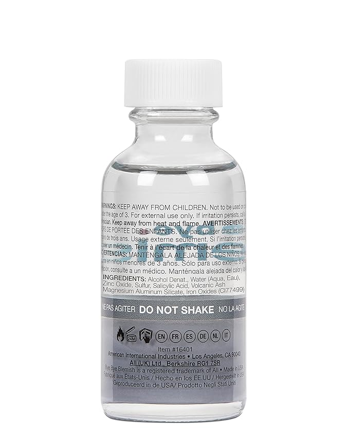 Bye Bye Blemish Drying Lotion Volcanic Ash | Acne Drying Solution To Assist With Blemish Prevention | 1 Fl. Oz.-FemmiqueWomen