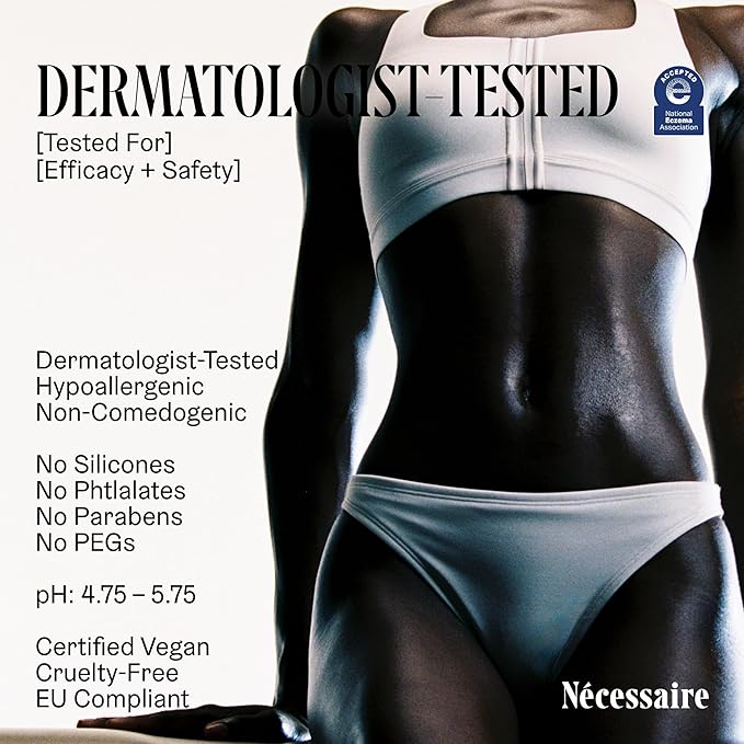 Nécessaire The Body Lotion with Pump. Fragrance-Free. Multi-Peptide Firming Lotion to Moisturize, Firm, Strengthen. 2.5% Niacinamide, Vitamin C/E + Omega 6/9. 450ml / 15.2 fl oz-FemmiqueWomen