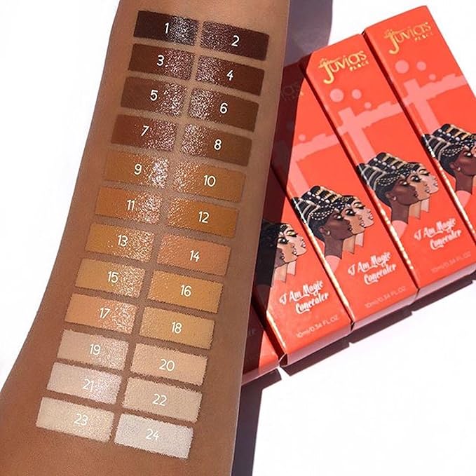 Juvia's Place I Am Magic Liquid Concealer J9 - Dark w/Neutral, Cool Undertone / 0.34 fl oz, Full Coverage Concealer, Makeup Concealer, Hydrating Concealer, Waterproof Concealer, Long Wear Concealer-FemmiqueWomen