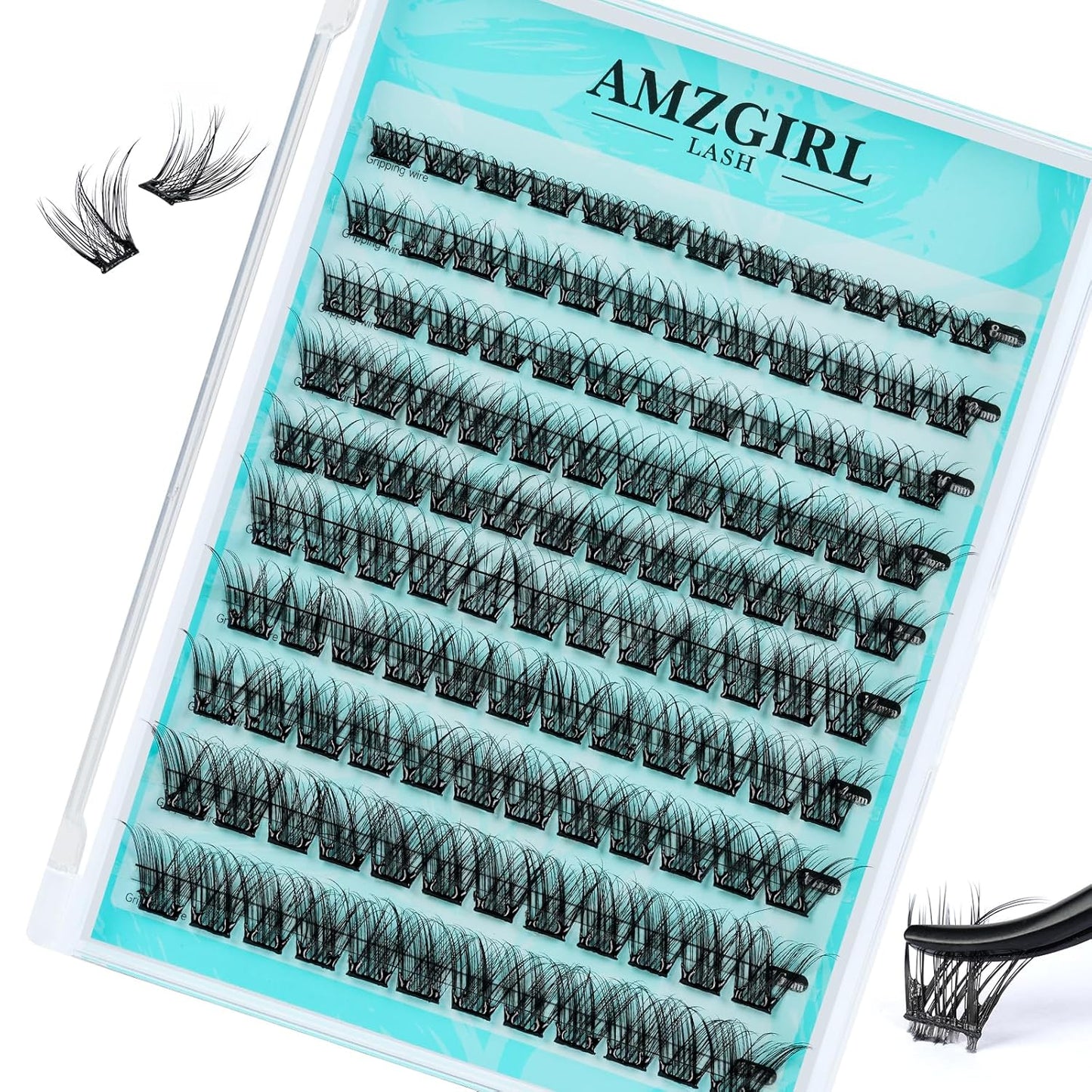 Self Adhesive Lash Clusters 120PCS Self Adhesives Eyelashes Natural C Curl 8-16mm,No Lash Glue Needed,Impress Lashes Wide Stem Self-Adhesive Thin Lashes Extension-FemmiqueWomen