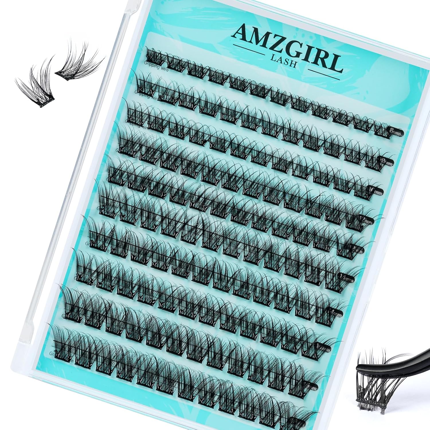 Self Adhesive Lash Clusters 120PCS Self Adhesives Eyelashes Natural C Curl 8-16mm,No Lash Glue Needed,Impress Lashes Wide Stem Self-Adhesive Thin Lashes Extension-FemmiqueWomen