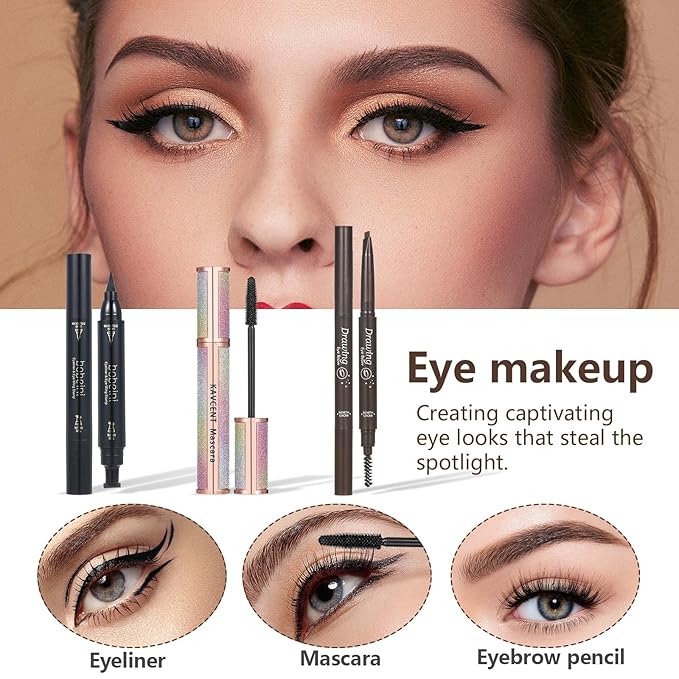 30 Pieces Makeup Kit for Women Full Kit, TooAemiS Professional Makeup Kit for Teens or Adult, All in One Makeup Sets Include Eyeshadow Palette Lipstick Concealer Foundation Mascara Loose Powder Etc-FemmiqueWomen