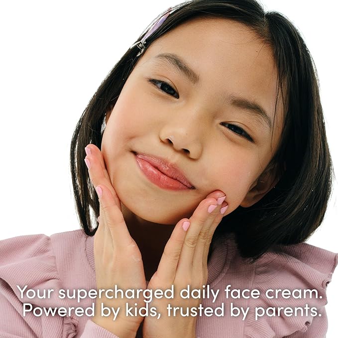 Evereden Kids Face Cream: Cool Peach, 1.7 oz. | Face Lotion | Clean and Non-Toxic Face Moisturizer | Multi-Vitamin Skin Care for Kids-FemmiqueWomen