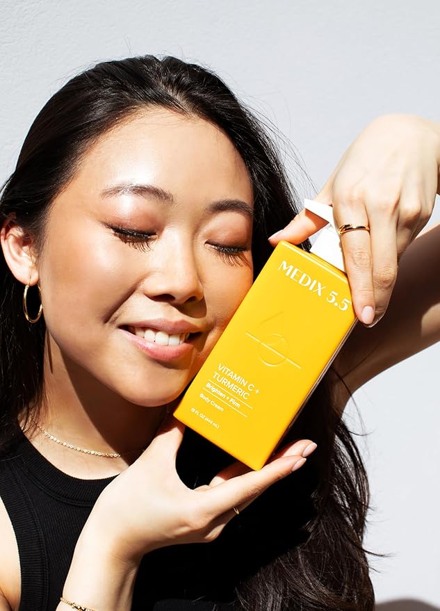 Medix 5.5 Vitamin C Cream Face Lotion & Body Lotion Moisturizer | Anti Aging Skin Care Firming & Brightening Cream Diminishes The Look Of Uneven Skin Tone, Age Spots, & Sun Damaged Dry Skin, (2-Pack)-FemmiqueWomen