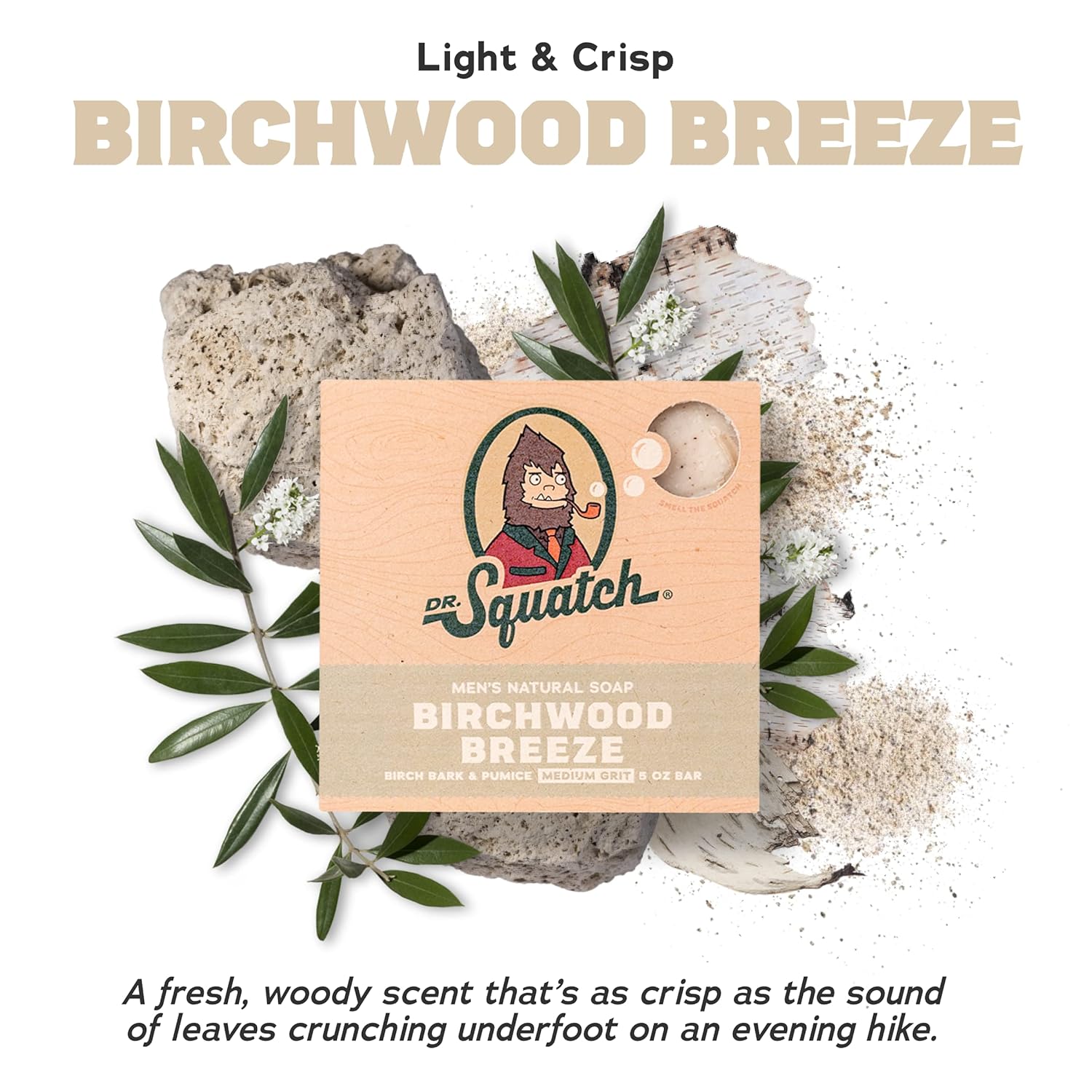 Dr. Squatch Natural Bar Soap for Men Variety Gift Set - Cold Process Soap No Harsh Chemicals - Birchwood Breeze, Cedar Citrus, Grapefruit IPA, Spearmint Basil & Cool Fresh Aloe (5 oz, 5-Pack)-FemmiqueWomen