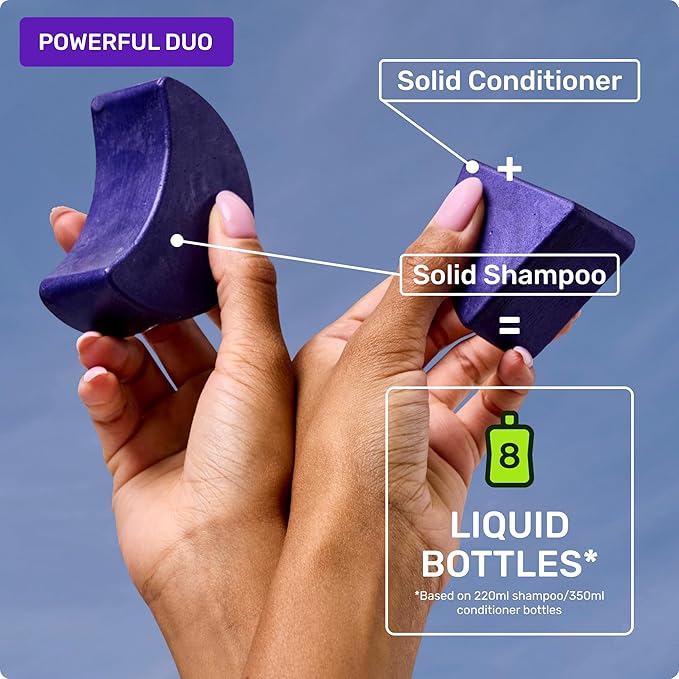 Ethique Purple Shampoo Bar for toning brassy hair - Plastic-Free, Cruelty-Free, Vegan, 3.88 oz - Formerly Tone It Down-FemmiqueWomen