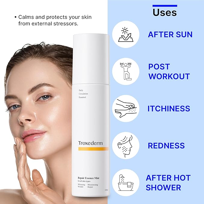Repair Essence Mist - Hydrating Face Mist for Redness & Blemish-Free, Glowing Skin - with CICA Extract, Niacinamide & Adenosine - Moisturizing & Cooling Face Spray-FemmiqueWomen