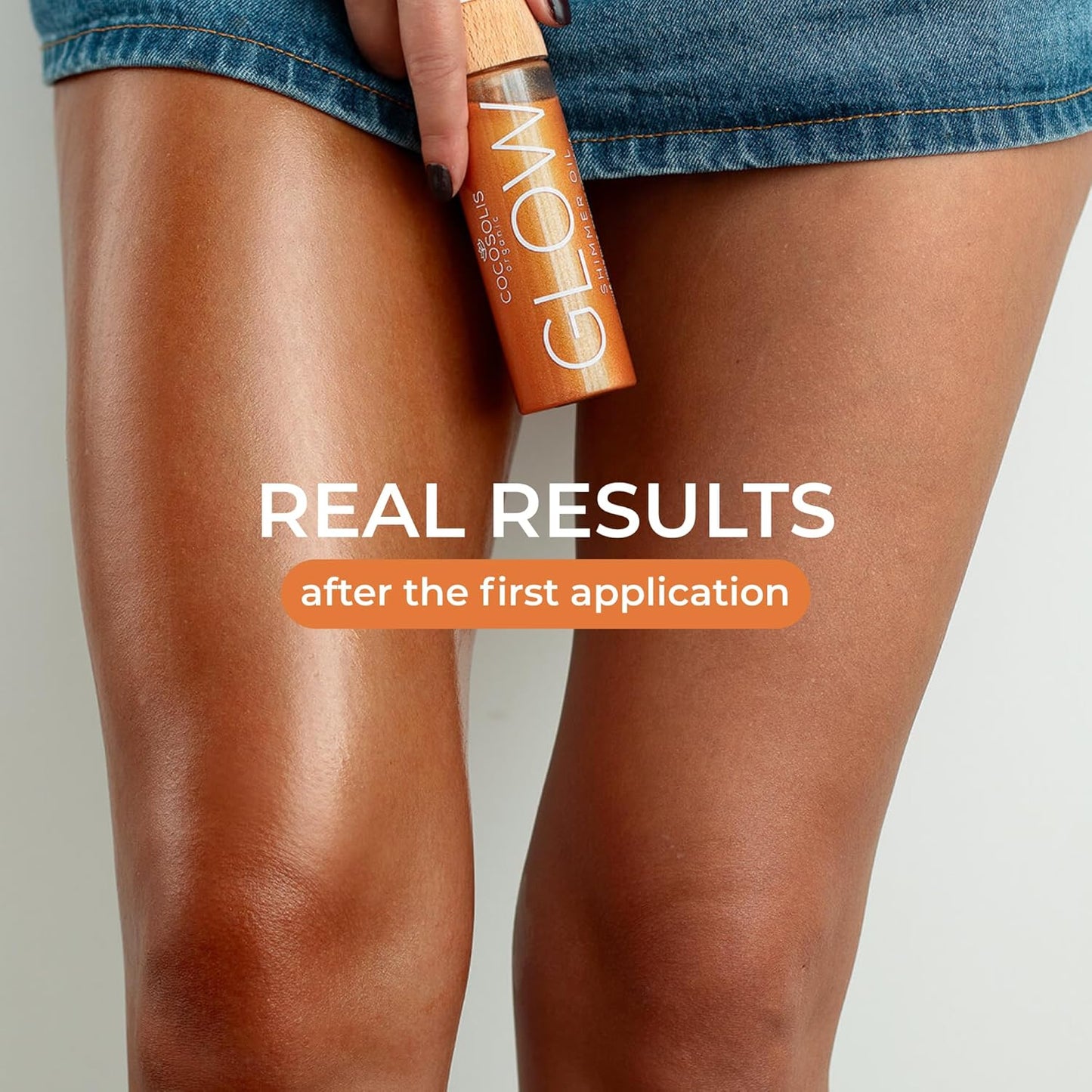 COCOSOLIS GLOW Shimmer Oil | Illuminizing Natural Dry Oil With Shiny Particles | Leaves The Skin Glowing & Enhances a Golden Tan | Gives a Luxurious Feel to Your Skin | 110ml-FemmiqueWomen