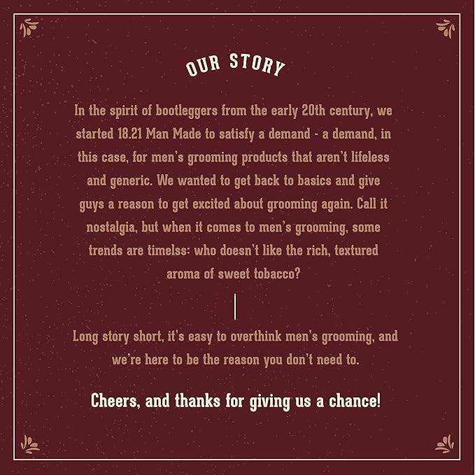 18.21 Man Made Lip Balm - Original Old Fashioned Flavor, Lip Protectant Hydrates & Moisturizes with Beeswax, Cocoa Butter & Vitamin E-FemmiqueWomen