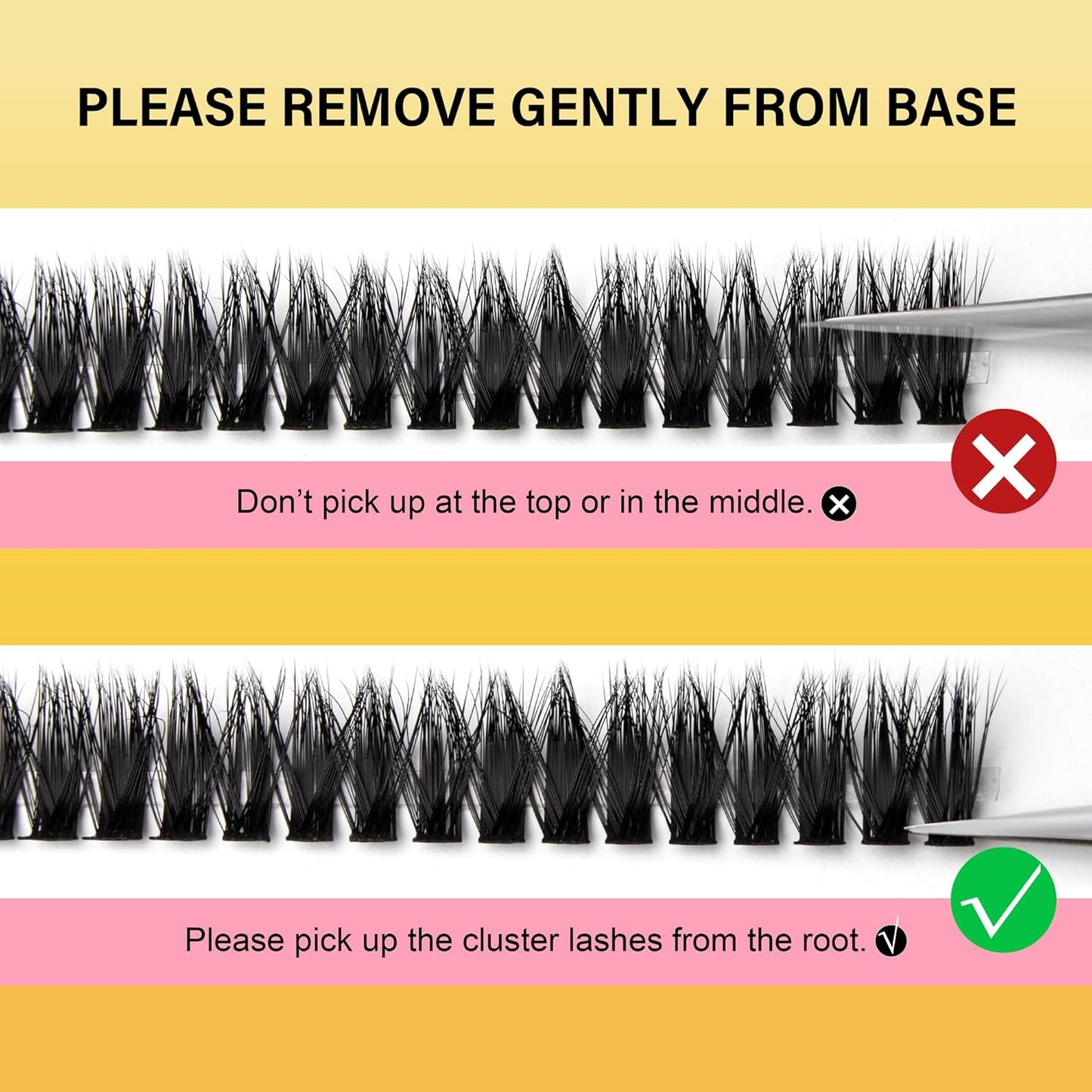 Lash Clusters 8-16mm, False Eyelashes 288pcs, Cluster Eyelash Extensions Matte Black Soft, Diy Lash Extensions D Curl Natural Lash Clusters Faux Mink Lashes Wispy（Pizazz,288pcs,0.07,D,8-16MIX)-FemmiqueWomen