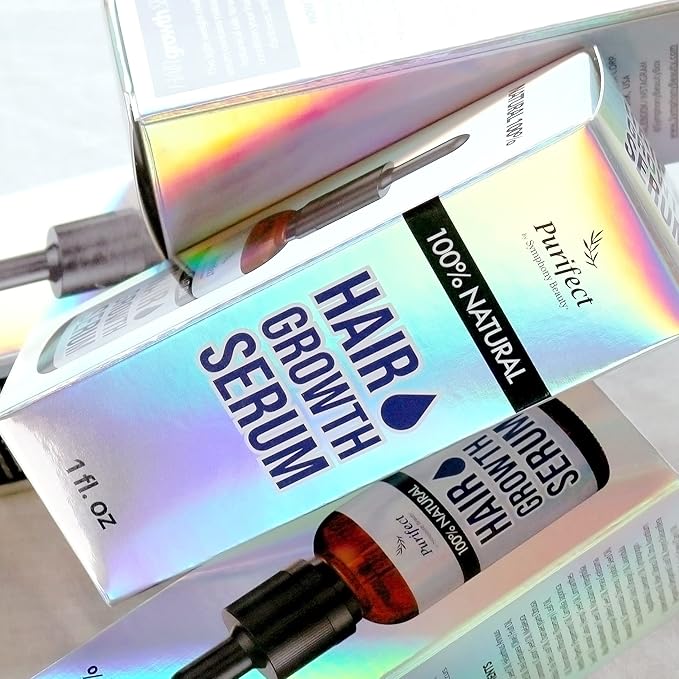 100 Natural Botanical Hair Growth Serum for Nourishing Hair Scalp and Protecting Hair loss, Moringa Camellia Rosemary Castor Tea Tree Peppermint Jojoba Blended , Made In USA (2oz)-FemmiqueWomen