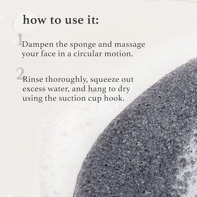 Julep Beauty Konjac Charcoal Sponge + Vitamin E Hydrating Cleansing Oil - For Gentle Exfoliating and Calm Skin - Makeup Remover-FemmiqueWomen