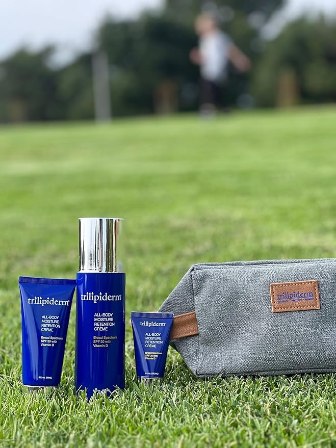 Trilipiderm All-Body Moisture Retention Crème with SPF 30, Vitamin D - 8oz Airless Pump Sunscreen-FemmiqueWomen