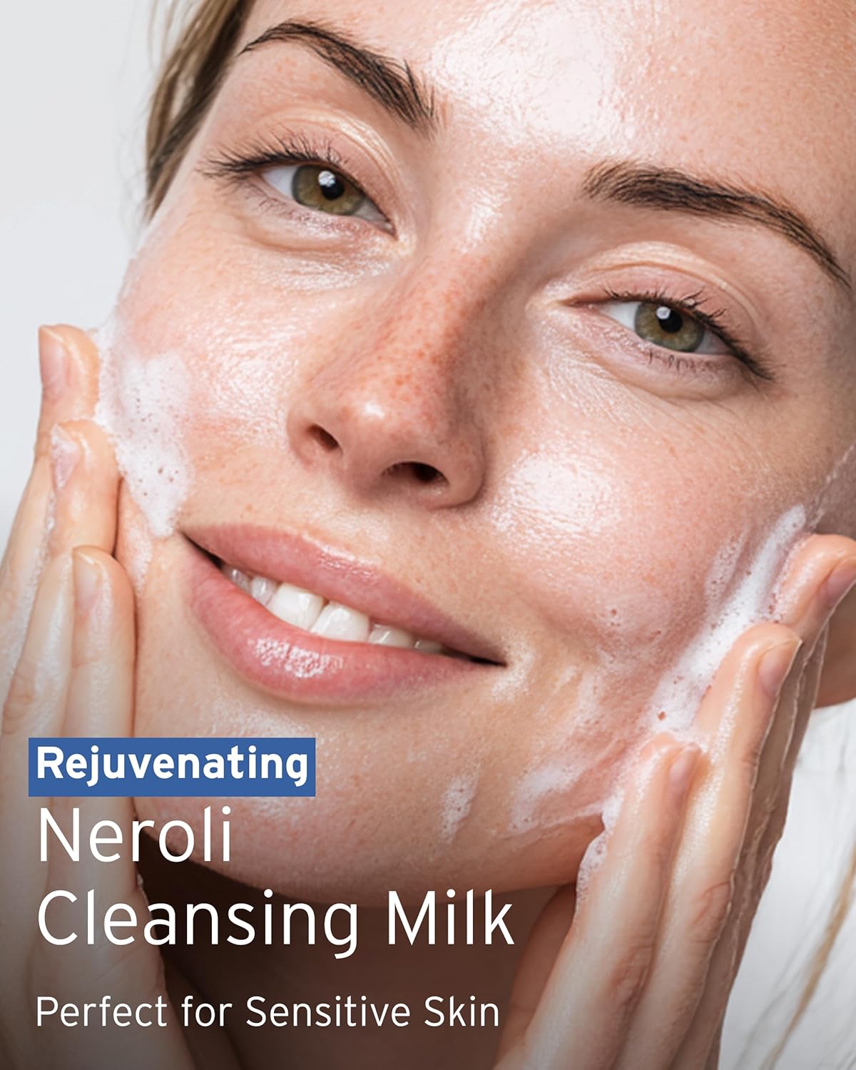 Kerstin Florian Rehydrating Neroli Cleansing Milk | Gentle Makeup Remover and Face Wash for Normal to Sensitive Skin (6.8 fl oz)-FemmiqueWomen