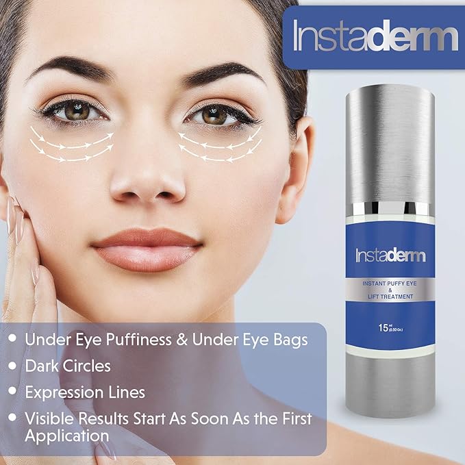 Instant Puffy Eye & Lift Treatment – Removes Under Eye Bags & Puffiness. Eliminate Dark Circles & Wrinkles. Naturally Ageless Hydrating Cream. Disappears Before Your Eyes Within Minutes.-FemmiqueWomen