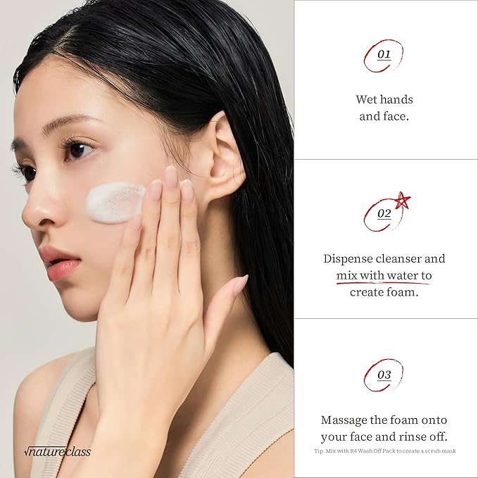 R60 Rice Enzyme Powder Face Wash Cleanser – Exfoliating, Deep Cleansing, Removes Pore Impurities for Soft Radiant Skin, Korean Skincare1.76oz-FemmiqueWomen