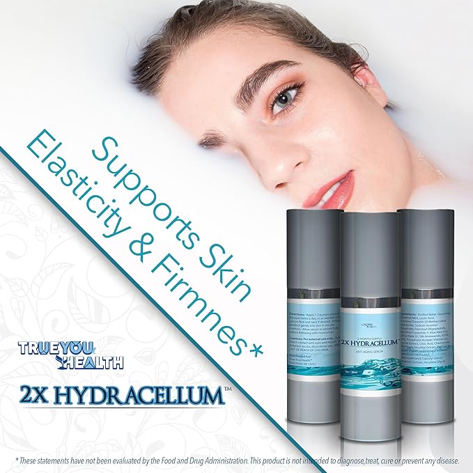 2x Hydracellum Serum - Hydrating Anti Aging Eye Serum - 2 Month Supply - Infused Vitamin C Serum with Alpha Hydroxy Acid to Improve Wrinkles, Dark Circles, & Eye Bags - Nourish, Exfoliate, Moisturize-FemmiqueWomen
