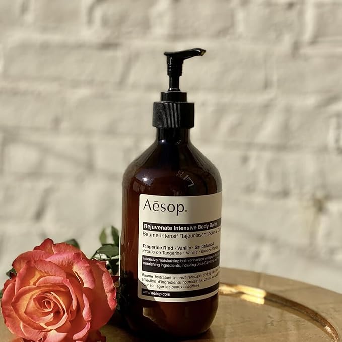 Aesop Rejuvenate Intensive Body Balm | Intensive Moisturising, Nourishing, Hydrating | Enhanced with Macadamia Nut and Sandalwood Oils | 16.9 oz / 500mL-FemmiqueWomen