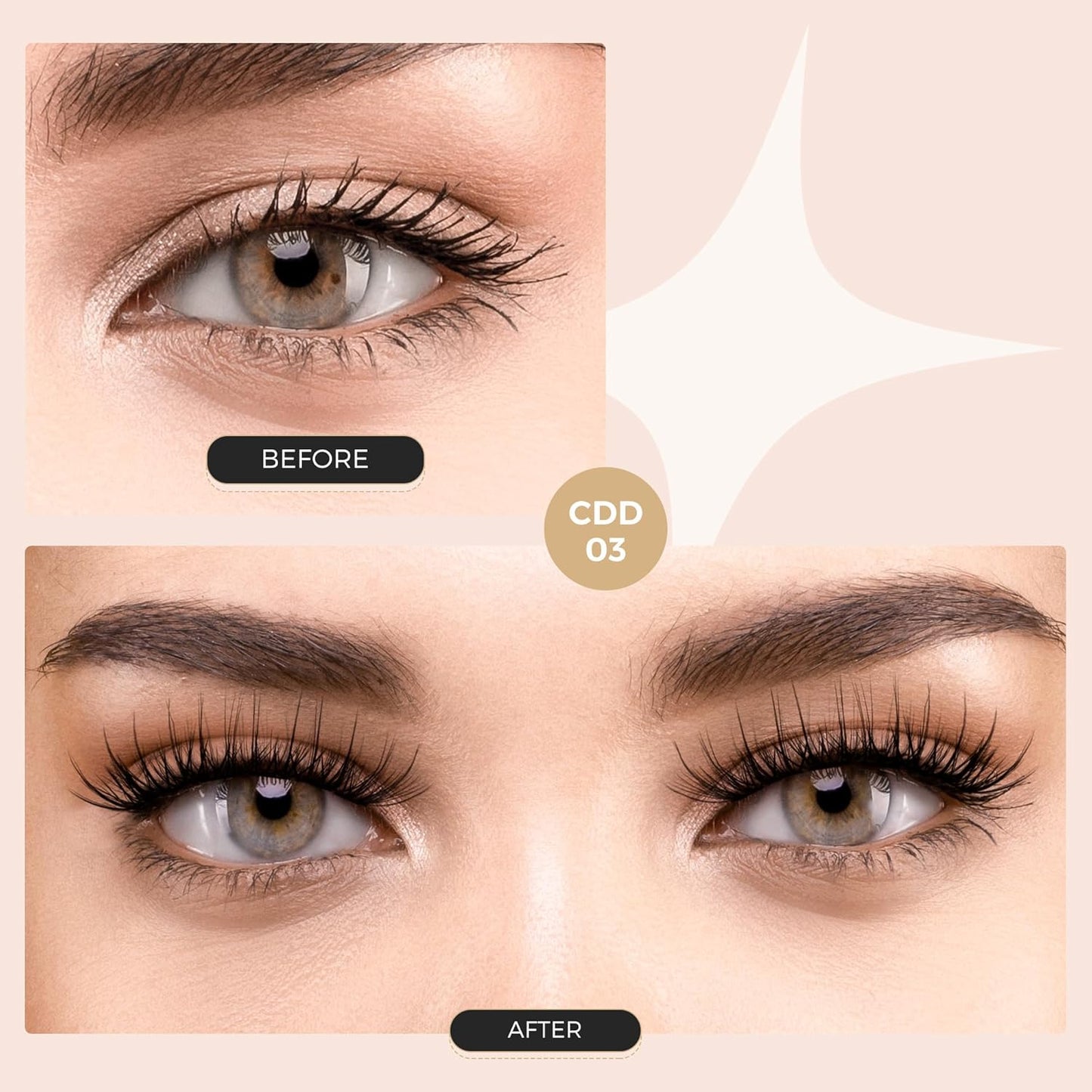 PopUp 168Pcs Cluster Lashes,8-16mm DIY Eyelash Extensions,Cluster Eyelashes for Self-application Individual Lashes at Home,3D Rapid Soft and Lightweight-Style CDD03-FemmiqueWomen