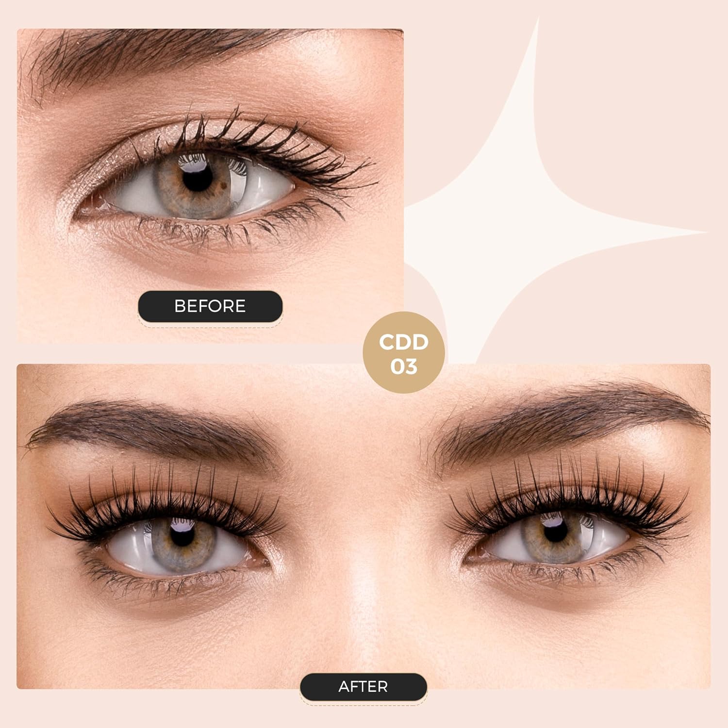 PopUp 168Pcs Cluster Lashes,8-16mm DIY Eyelash Extensions,Cluster Eyelashes for Self-application Individual Lashes at Home,3D Rapid Soft and Lightweight-Style CDD03-FemmiqueWomen