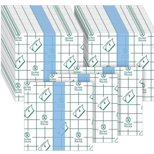 200 Pieces Makeup Hand Palette Single Use Makeup Mixing Palette Disposable Foundation Mixing Tray Adhesive Artist Cosmetic Makeup Palette Waterproof Makeup Tape for Women Girl (3.15 x 3.15 Inch)-FemmiqueWomen