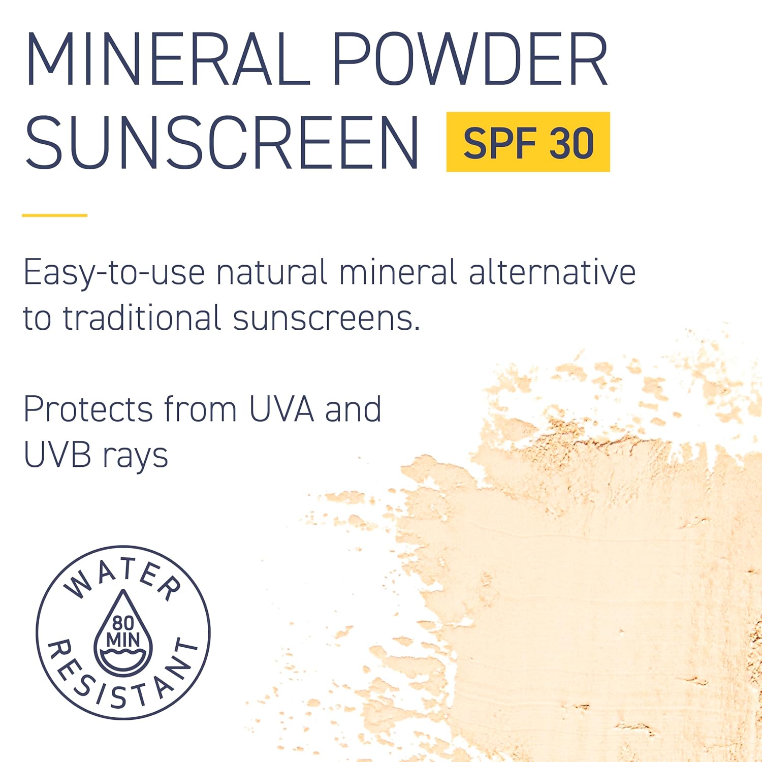 Brush On Block SPF 30 Mineral Powder Sunscreen New Formula, With Niacinamide, Hyaluronic Acid, & Vitamin C, Broad Spectrum, Water Resistant, Translucent, For All Skin Types, Reef Friendly, Mfg in USA-FemmiqueWomen