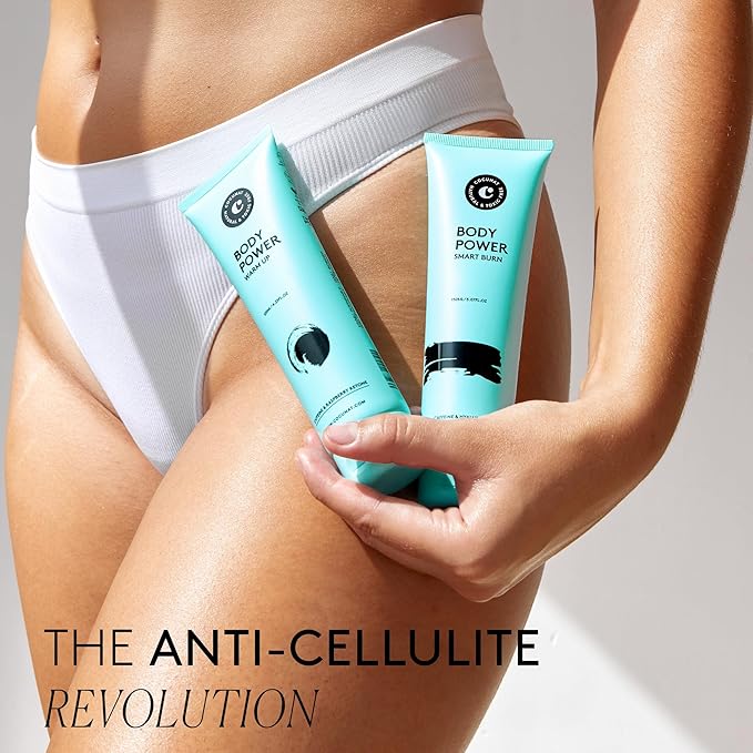 COCUNAT - Body Power - Anti Cellulite Cream - Body Firming Cream - Cellulite Remover - Toned Skin - With Caffeine and Hyaluronic Acid - 150 ml + 125 ml-FemmiqueWomen