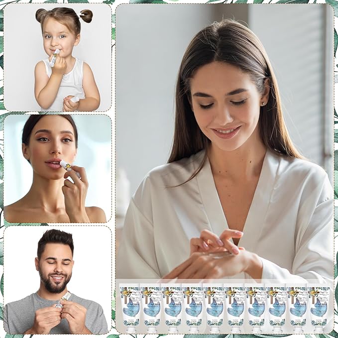 144 Pcs Christian Lip Balm Hand Cream Set Party Favors, Include 36 Bible Lip Balm 36 Moisturizing Hand Cream 36 Bags 36 Cards and Ropes for Accessories Gifts (Biblical, Cross)-FemmiqueWomen