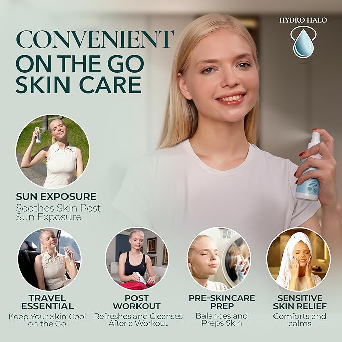 Hypochlorous Acid Spray for Face 4oz – Pure Hypochlorous Acid Spray Cleaner, Daily Cleansing Facial, pH Balanced, Plant Based, No Alcohol, USA Made-FemmiqueWomen