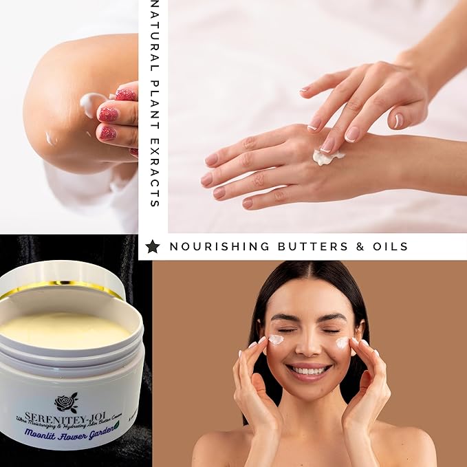 Ultra Moisturizing & Hydrating Body Butter Cream with Botanical Oils, Natural Ceramides, Hyaluronic Acid, Squalane, Cupuacu & Mango Butters-Heal, Soften & Repair Dry Skin 8oz-FemmiqueWomen