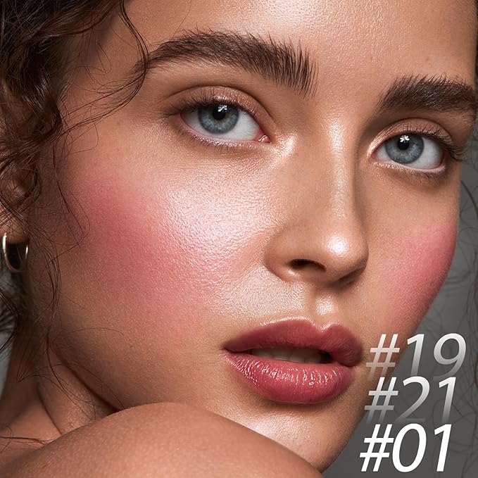 3 Pcs FAIR-COOL Contour Stick Set,Cream Blush & Highlighter Bronzer Pen,Long Lasting & Smooth Natural Face Contouring Illuminator,Professional Makeup Kit for All Skin-FemmiqueWomen