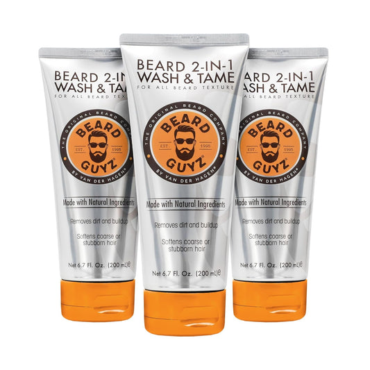 Beard Guyz 2-in-1 Wash & Tame (6.7oz pack of 3)-FemmiqueWomen