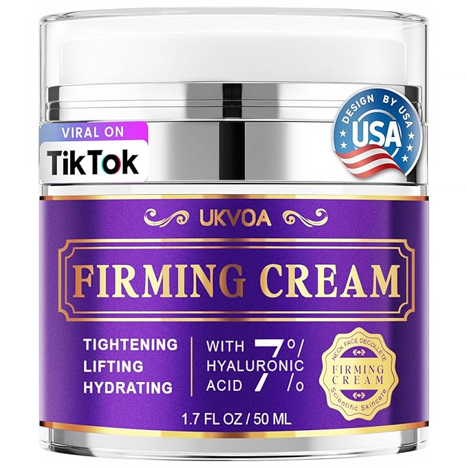 Retinol Neck & Face Wrinkle Cream for Women, Neck Cream for Tightening and Firming, Anti Aging Skin Care with Collagen & Hyaluronic Acid, Instant Face Lift Cream 1.7 Fl Oz-FemmiqueWomen