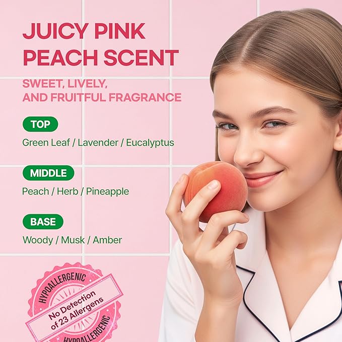 TS GD Shampoo for Girls | Korean Teen Shampoo with Upgraded Probiotics | Anti-Dandruff & Itchy Scalp Relief | Pink Peach Allergy-Free Fragrance | Sulfate-Free (13.53 fl oz, 400ml)-FemmiqueWomen