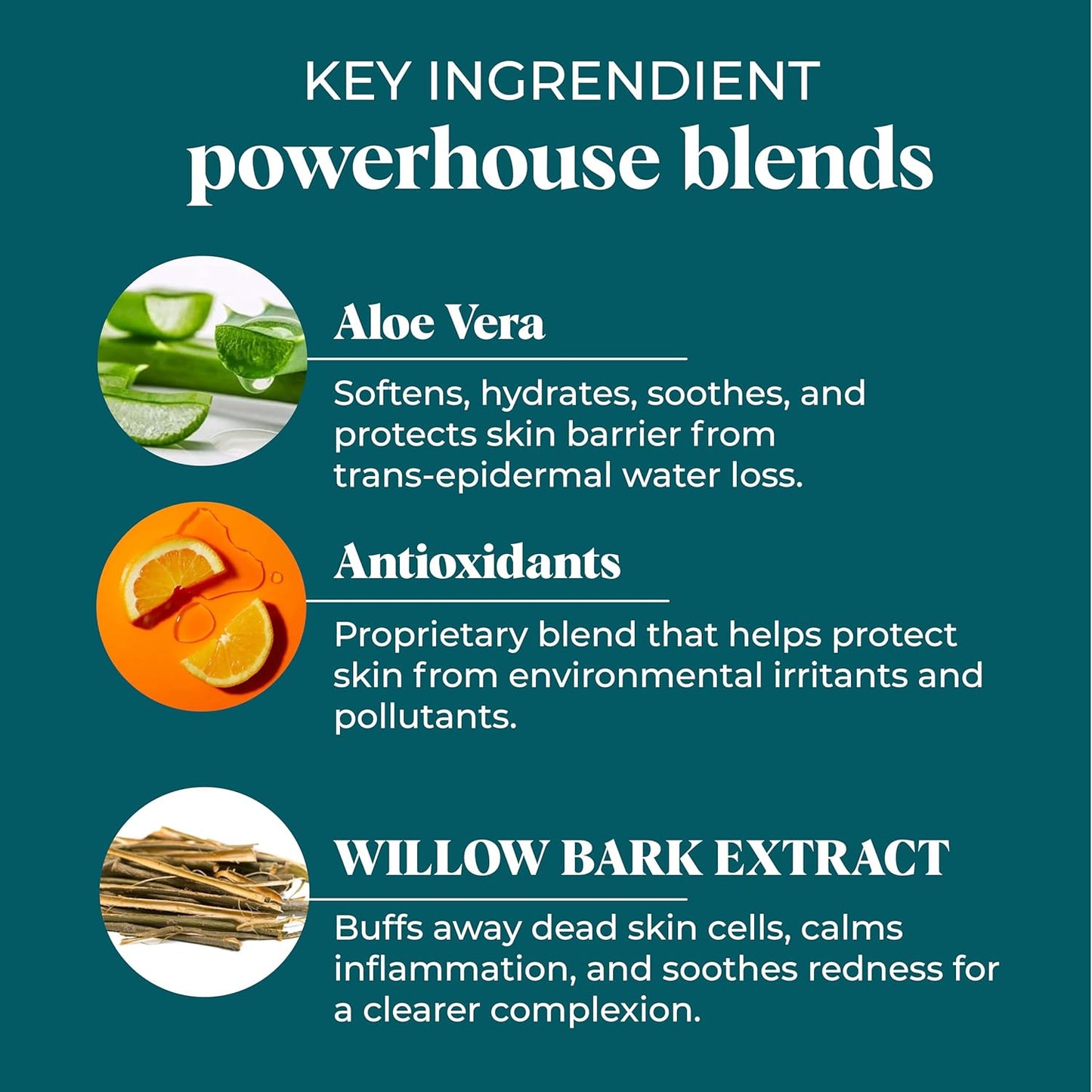 VI DERM Gentle Purifying Cleanser – Hydrating Water-Based Face Wash for Women & Men – Gentle Moisturizing Facial Cleanser with Aloe Vera, Vitamin E & Willow Bark Extract – Fragrance Free, 4 Fl Oz-FemmiqueWomen