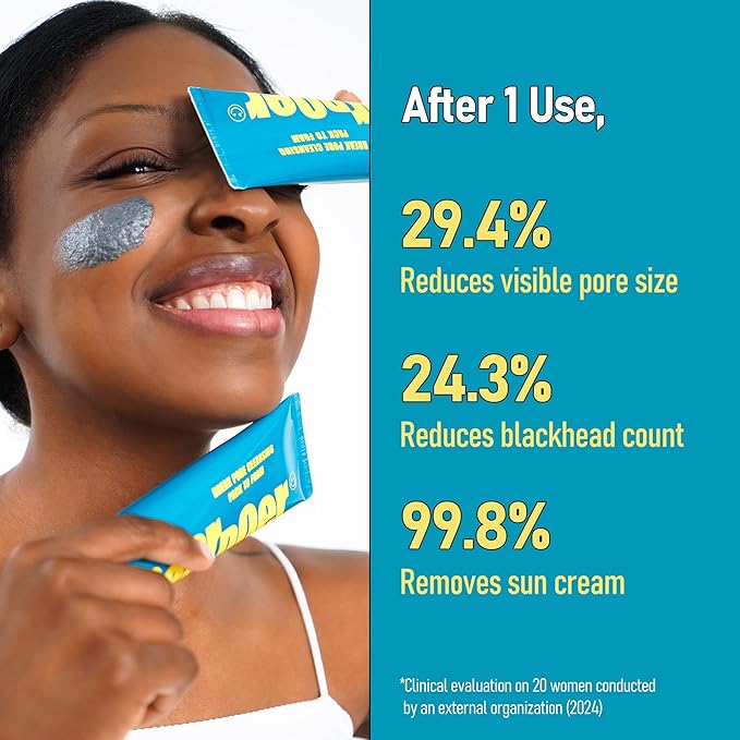 Break Pore Cleansing Pack to Foam – 3-in-1 Korean Skin Care Wash-Off Mask & Exfoliator & Cleanser w/Charcoal and Salicylic Acid – AHA, BHA, PHA for Oily, Congested Skin (3.38 fl oz)-FemmiqueWomen